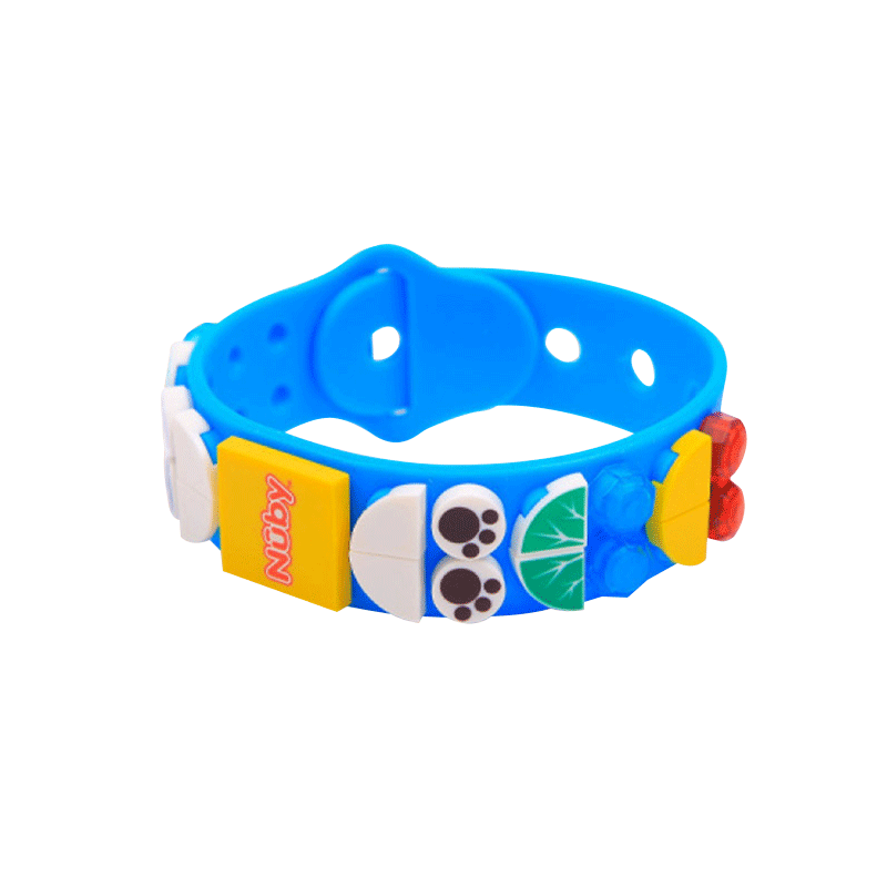 努比Nuby 玩具 分享手环两条装（颜色随机）