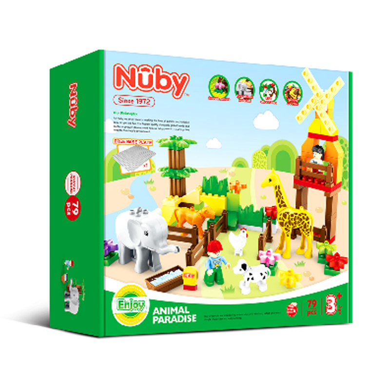努比Nuby 玩具积木 动物乐园