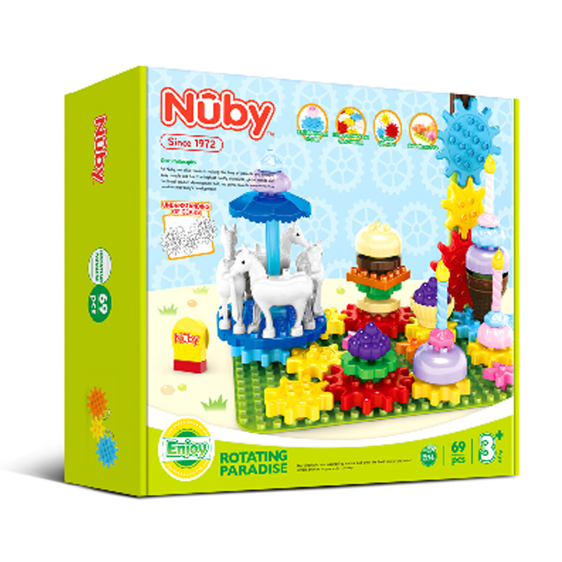 努比Nuby 玩具积木 旋转派对