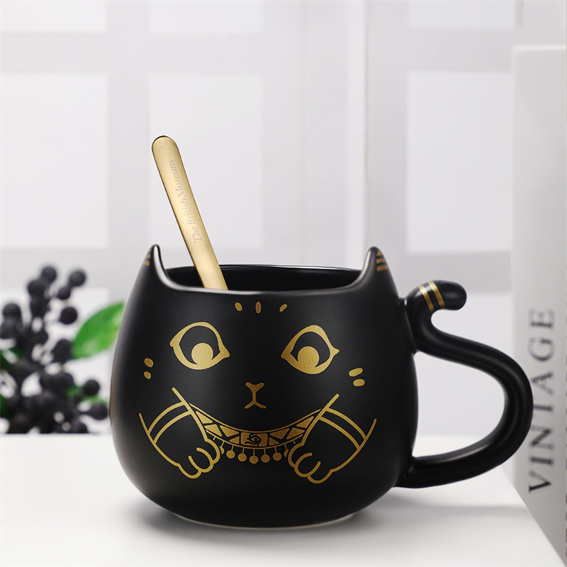 大英博物馆 盖尔安德森猫呆萌猫陶瓷杯