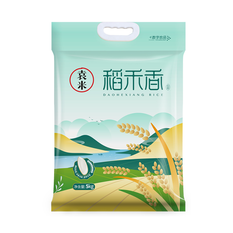 袁米 稻禾香大米 5kg 充惰装
