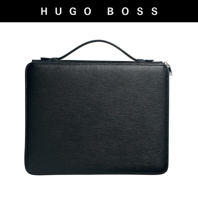 HUGO BOSS传承系列黑色手包 HLH804A