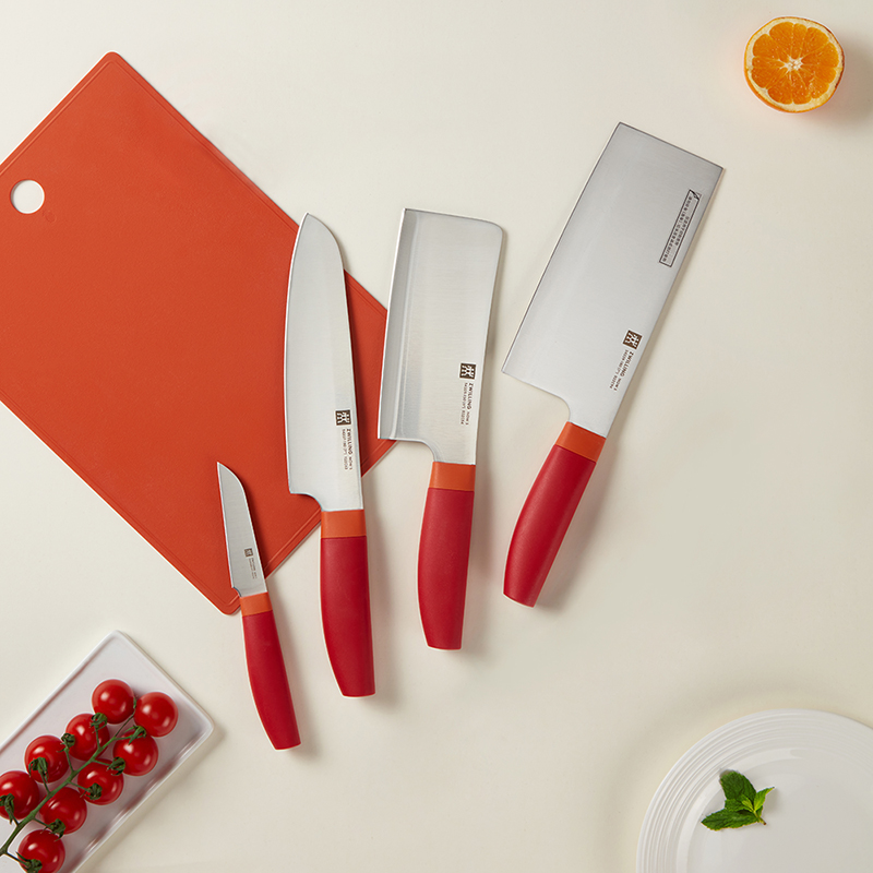 双立人 ZWILLING NOW S系列刀具5件套 54350-000-722（石榴色）