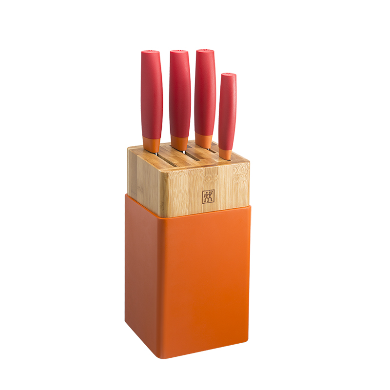双立人 ZWILLING NOW S系列刀具5件套 54350-000-722（石榴色）