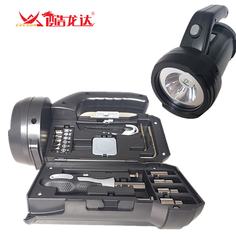 酷龙达(Coloda) 手电筒工具组套 17件套组合 CLD-GJ17