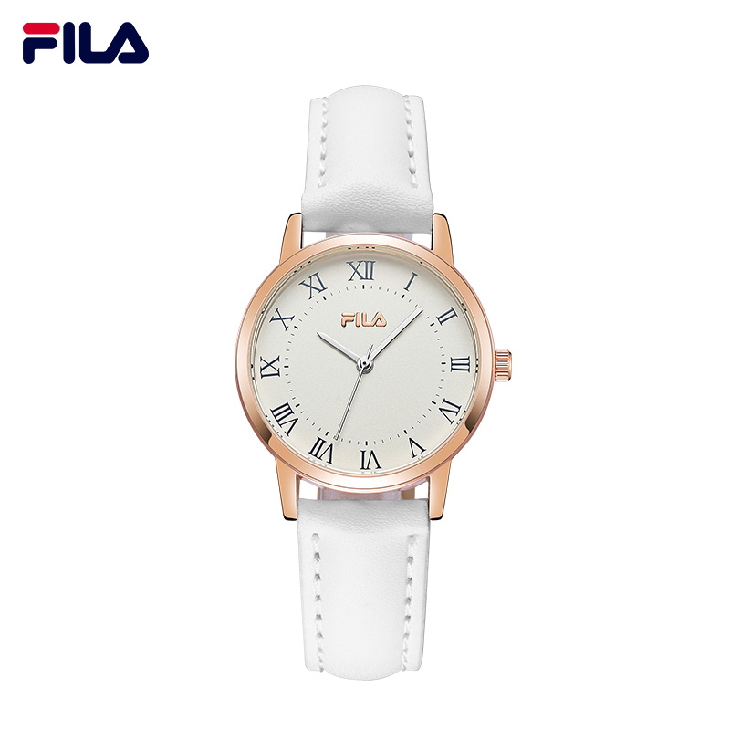 斐乐（FILA） 手表女简约时尚商务女士手表皮带腕表6183白色 FLL38-6183-102