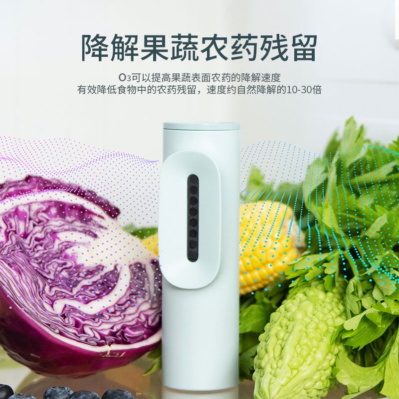 创维 小O冰箱除味神器 净化空气臭氧杀菌消毒保鲜除臭去异味家用净化器缤唐 S011冰藩蓝