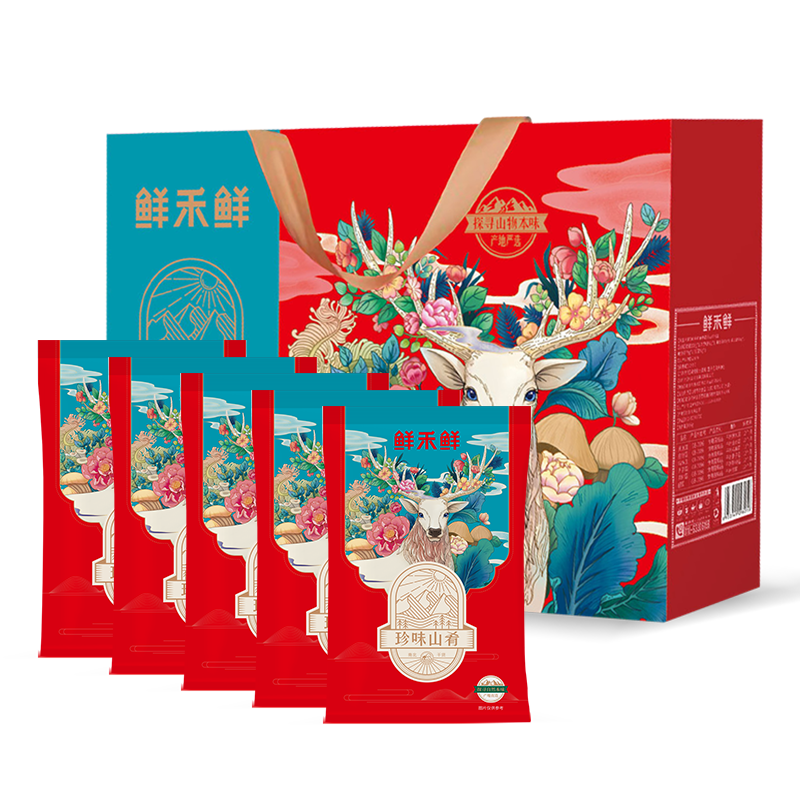 鲜禾鲜 珍味山肴山珍礼盒850g