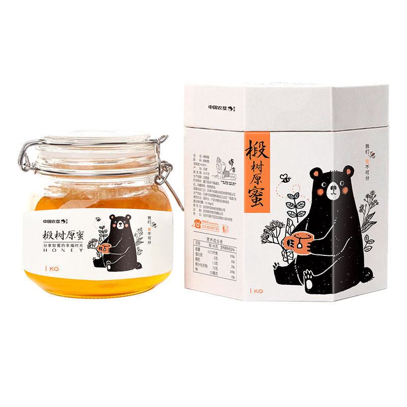 鲜禾鲜 椴树蜂蜜单瓶1000g