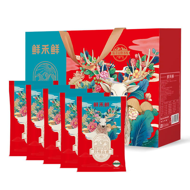 鲜禾鲜 珍味山肴山珍礼盒850g
