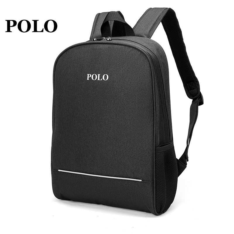 POLO 双肩包防泼水潮流男女通用 092241黑色
