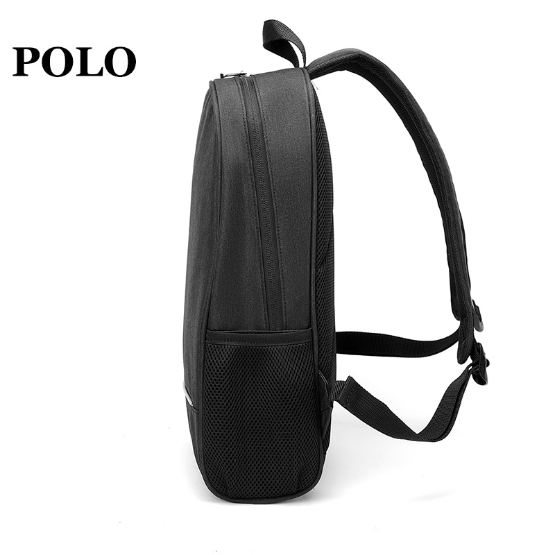 POLO 双肩包防泼水潮流男女通用 092241黑色