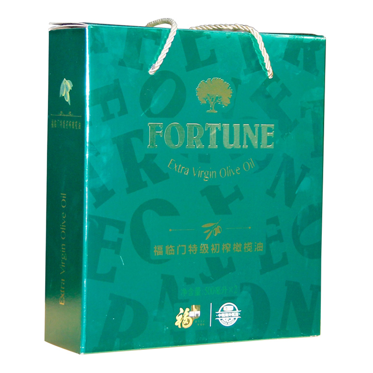 福临门 特级初榨橄榄油礼盒（500ml*2）
