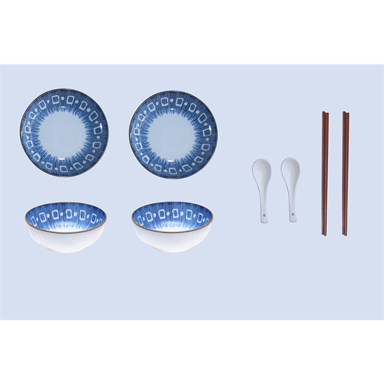 乐扣乐扣 柯蓝餐具8件套 YSH230016         