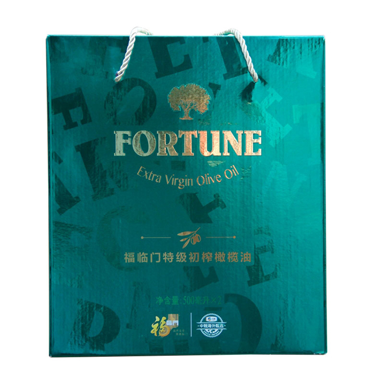 福临门 特级初榨橄榄油礼盒（500ml*2）