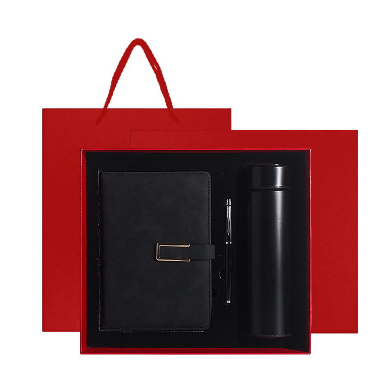 凯翼定制办公用品（笔记本+笔+保温杯）黑色