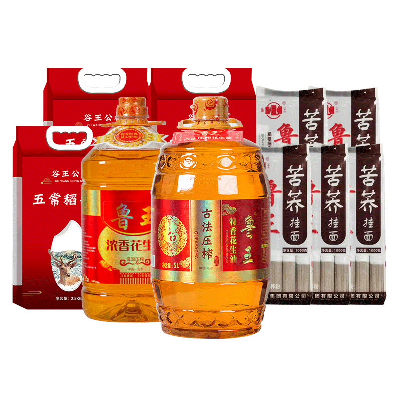 鲁王 油米油粮实惠L6大礼包 12.5kg+10L
