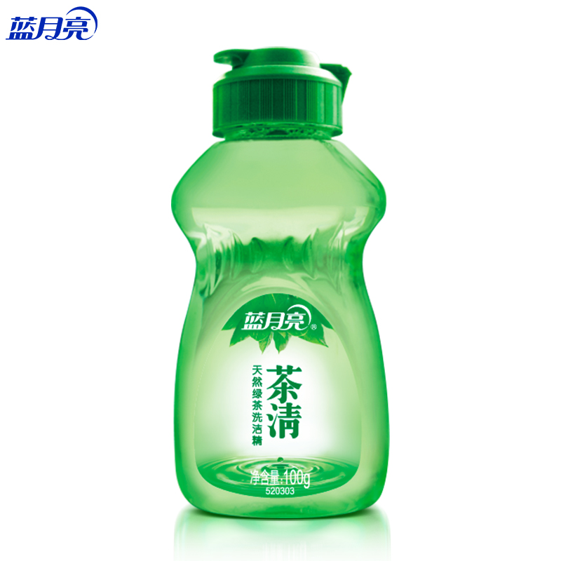 蓝月亮 茶清天然绿茶洗洁精100g