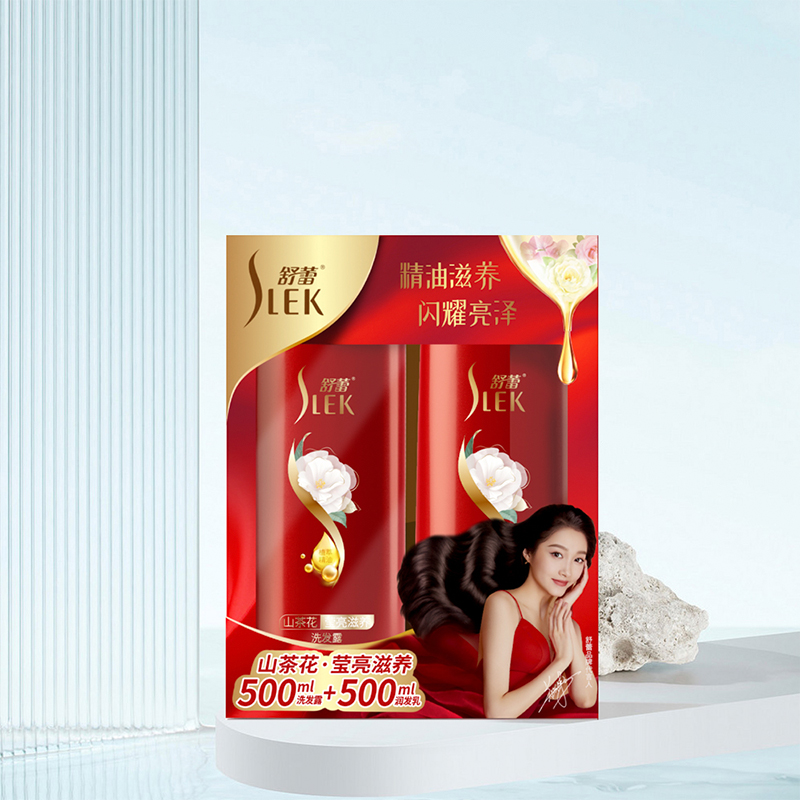 舒蕾 山茶花莹亮滋养洗护礼盒（500ml+500ml）