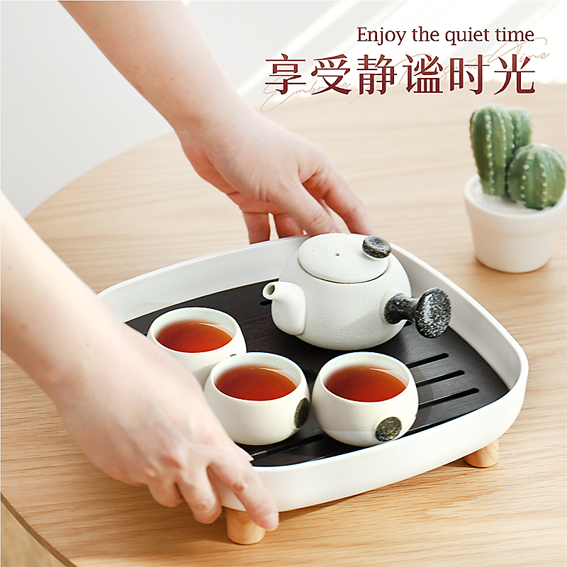 安雅 茶托盘（方形）D948
