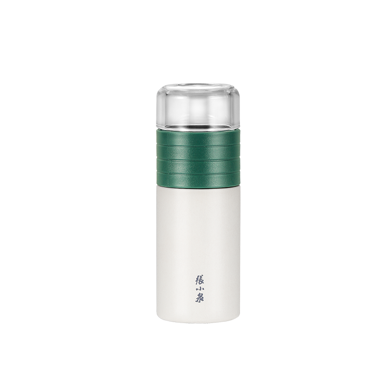 张小泉 泉心茶水分离杯（石绿）300ml C42790100