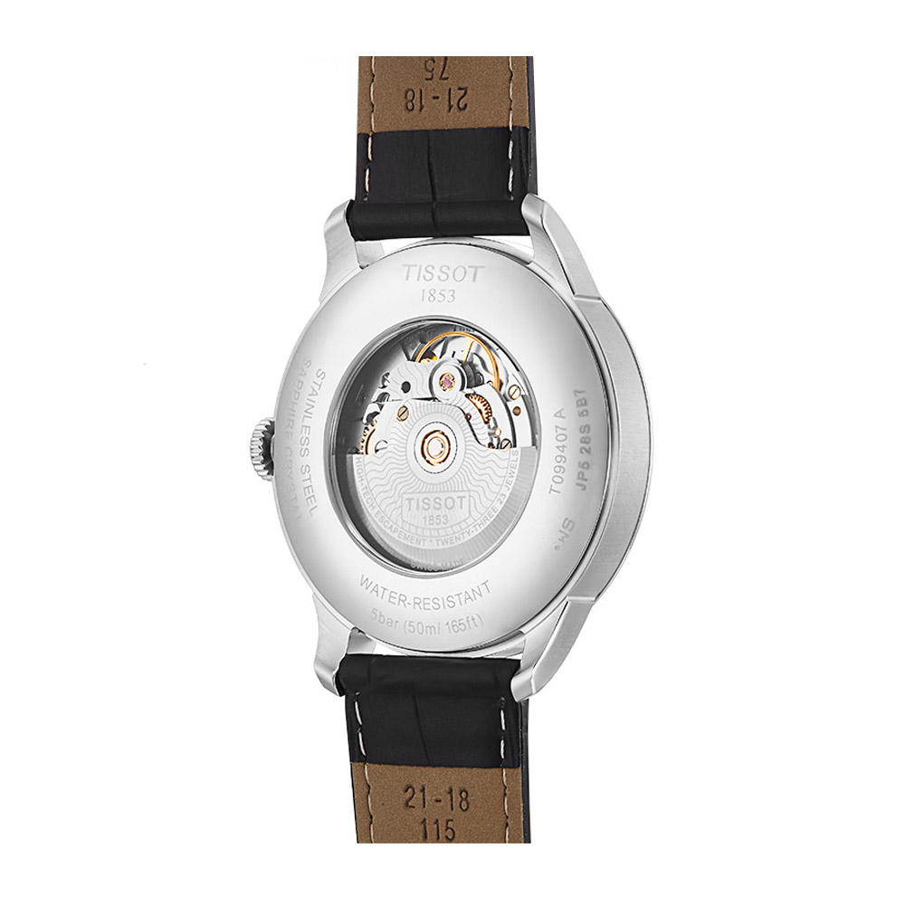 天梭(TISSOT)杜鲁尔系列皮带80机芯机械男表 T099.407.16.048.00