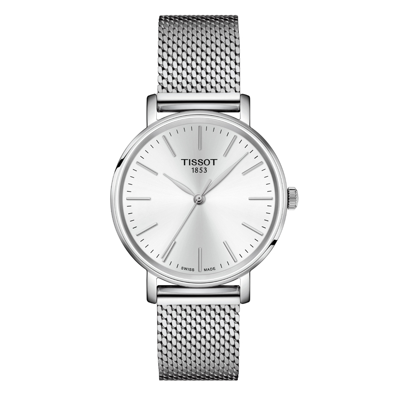 天梭(TISSOT)魅时系列钢带石英女表 T143.210.11.011.00
