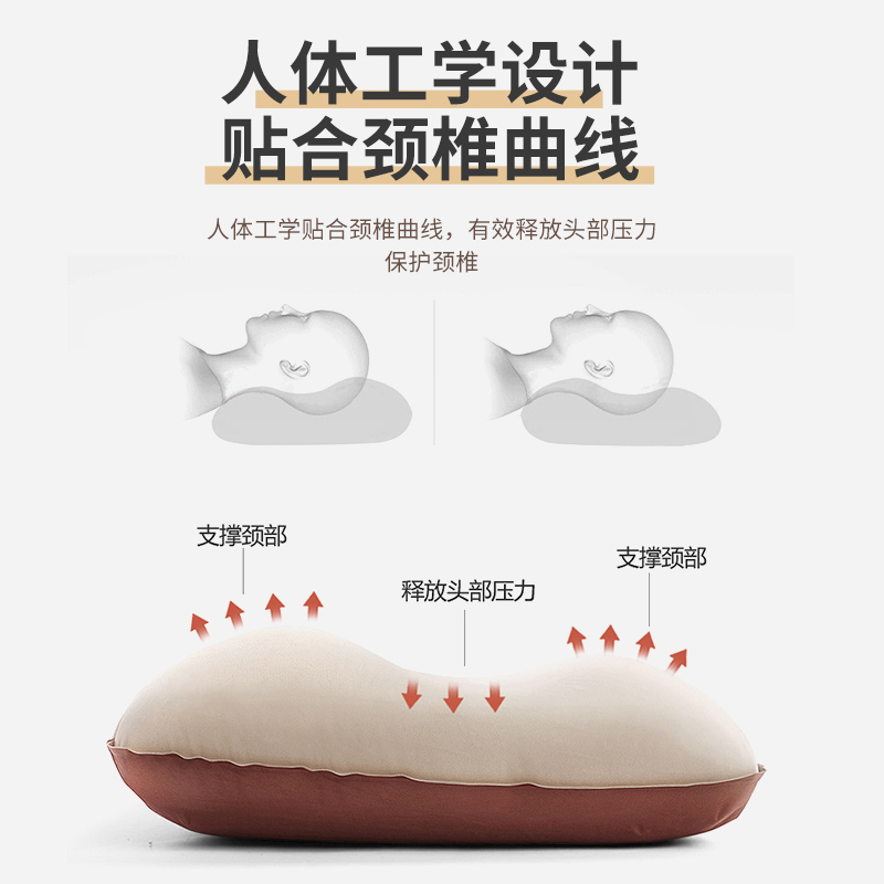 趣游帮 奶酪3D海绵枕 YD-627