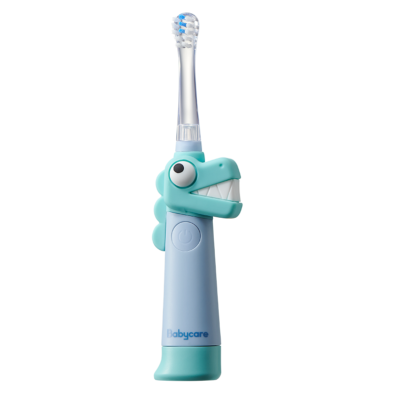 babycare 儿童恐龙电动牙刷托比恐龙牙刷 BC2106022（冰川蓝）