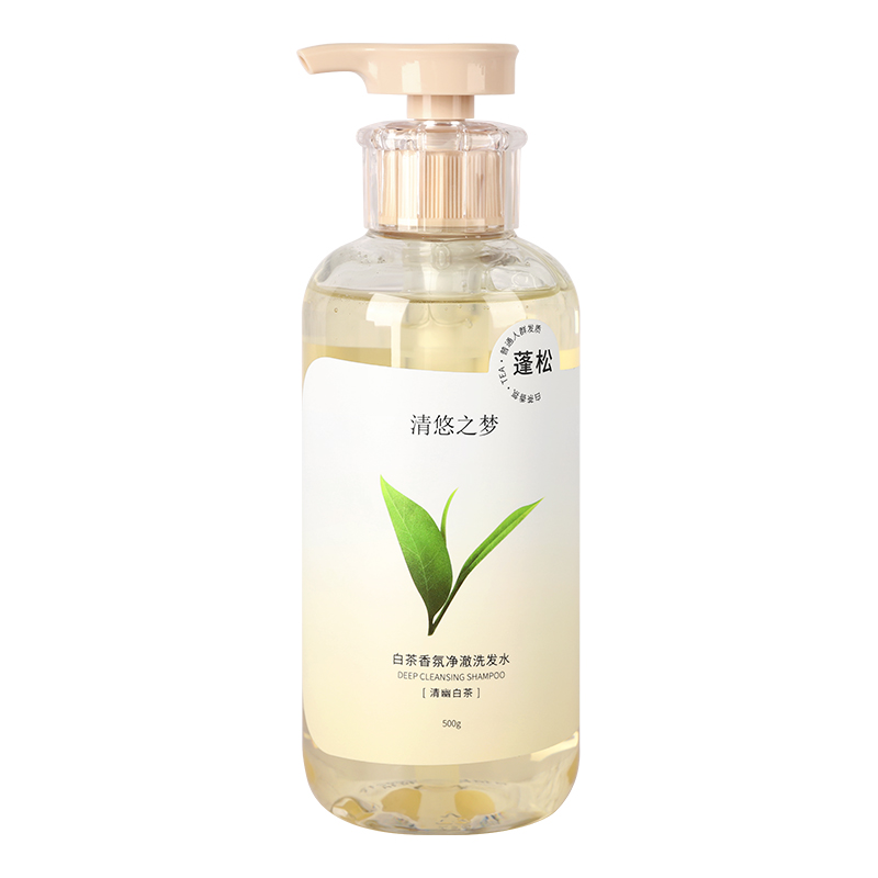 清悠之梦 白茶香氛净澈洗发水 500g