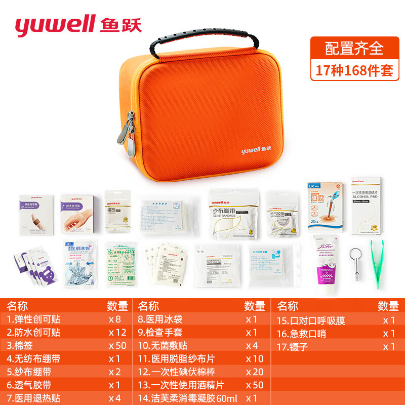 鱼跃YUWELL 急救包家庭型 YJ-BP-001