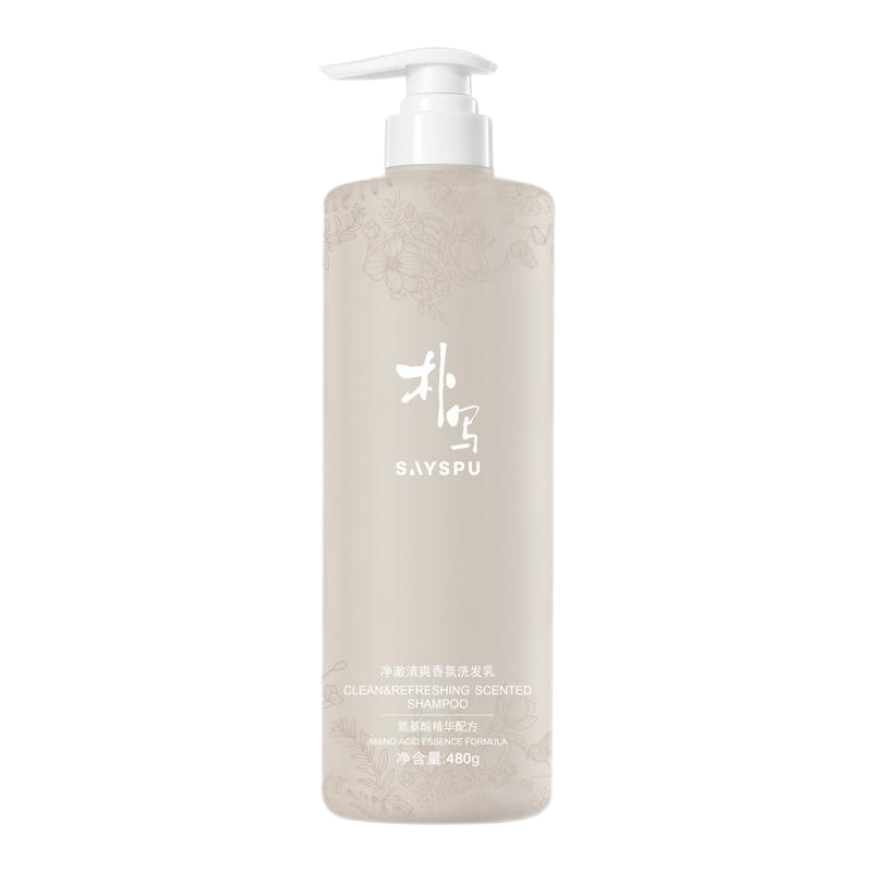 朴写 氨基酸净澈清爽香氛洗发乳 480g