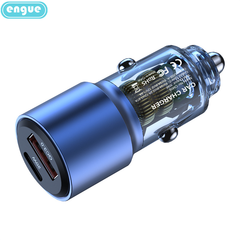 engue恩谷 车载充电器乐途 EG-CM09蓝色