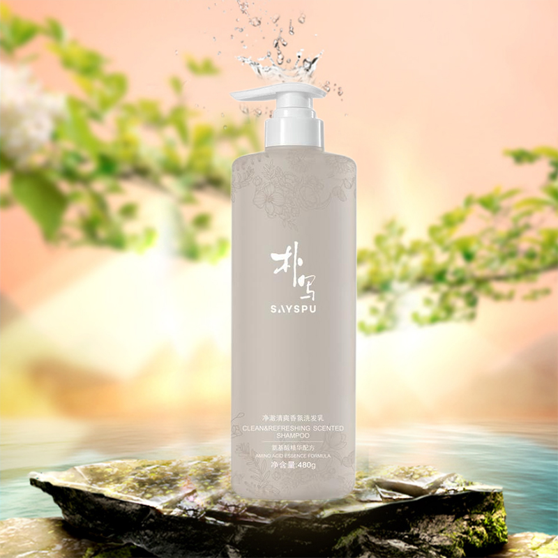 朴写 氨基酸净澈清爽香氛洗发乳 480g
