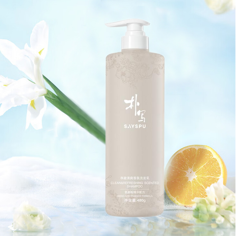 朴写 氨基酸净澈清爽香氛洗发乳 480g