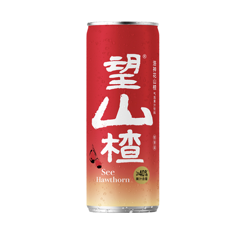 好望水 望山楂铝罐轻享装330ml*6罐