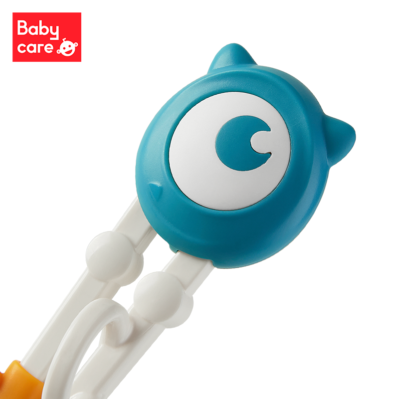 babycare 大眼怪塑料筷-塔斯曼蓝（大眼怪）