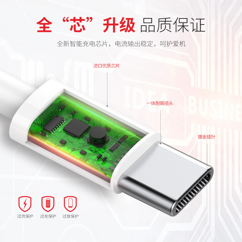SooPii首佩 type-c快充2.4A数据线1米 s22c