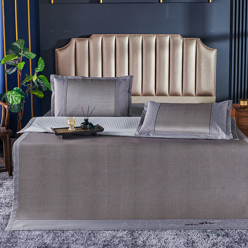 皮尔卡丹 玉珠藤席子180*200cm P22003