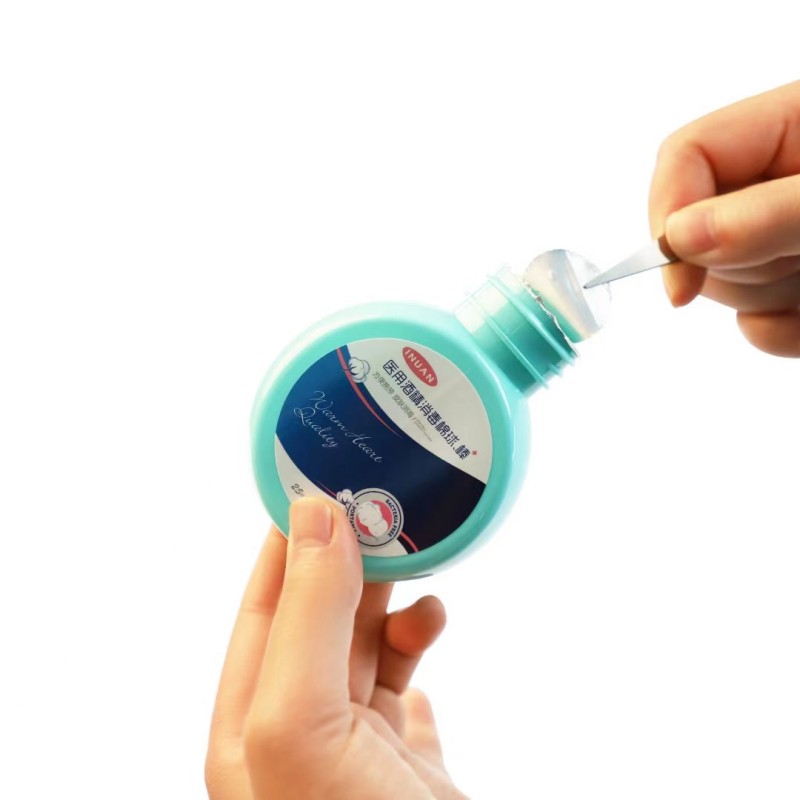 INUAN 医用酒精消毒棉球 25粒/瓶