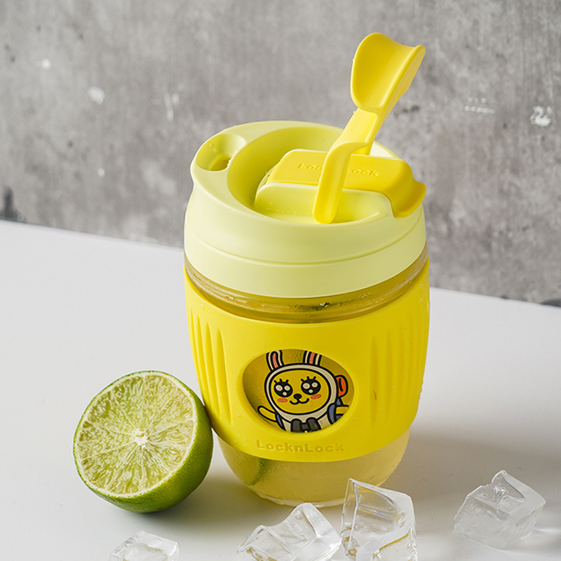 乐扣乐扣 KAKAO啵啵杯350ml黄色 LLG689YEL
