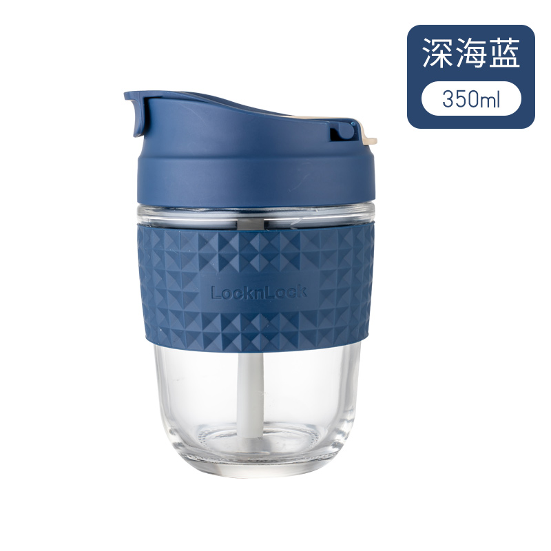 乐扣乐扣 啵啵杯350ml 蓝色 LLG613DBLU