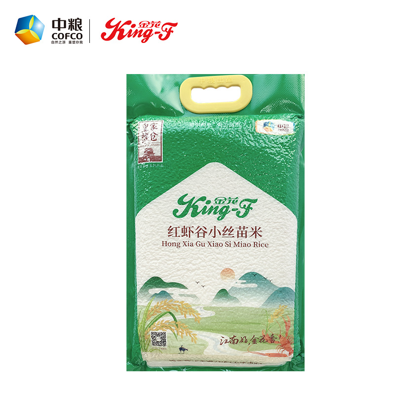 中粮 皇家粮仓金花红虾谷小丝苗米 5kg