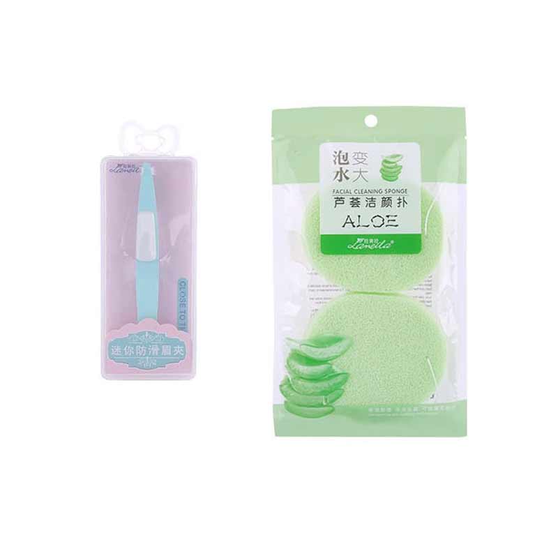 带绳洗脸扑 ×2个+眉夹