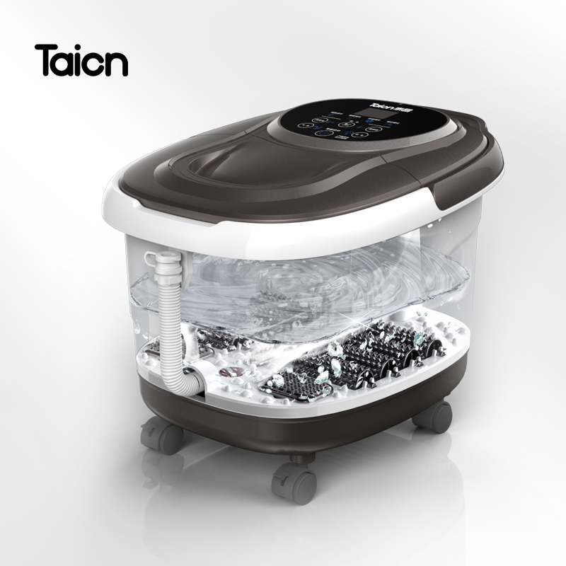 泰昌 滚轮按摩加热恒温家用足浴盆 TC-C1106