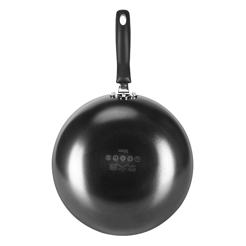 炊大皇 传世不锈铸铁炒锅精装30cm C30D2