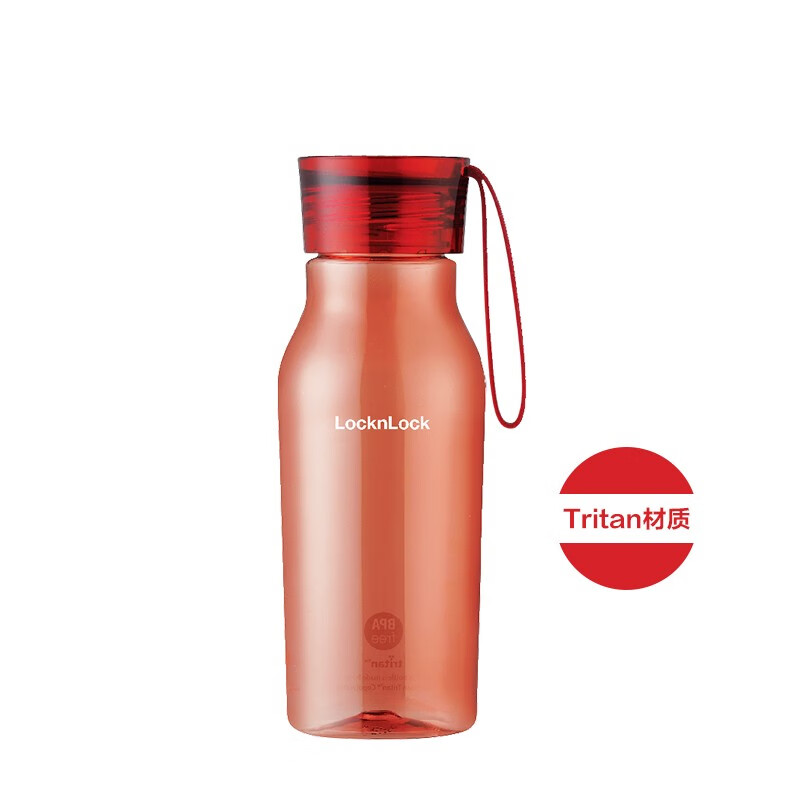 乐扣乐扣 塑料水杯 ABF663粉色350ml