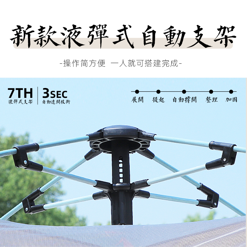 趣游帮 大号云雾灰2门2窗轻奢露营帐篷（双层帐篷）Y16plus