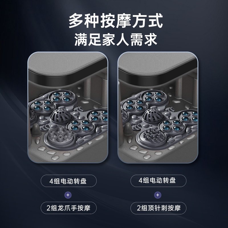 泰昌 全新智能高端按摩养生足浴盆龙爪版 TC-12L6L4灰
