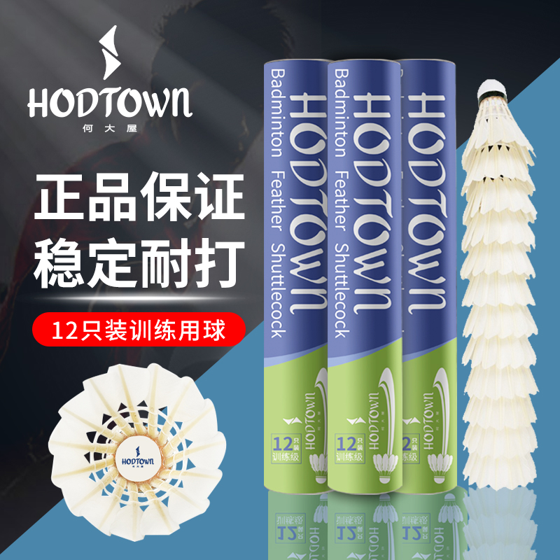 何大屋 训练羽毛球12只装S500 